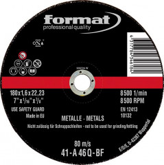 Meule à tronçonner droite pour acier 115x1,6mm  