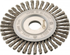 Brosse circulaire acier torsadée 178x6x mm  