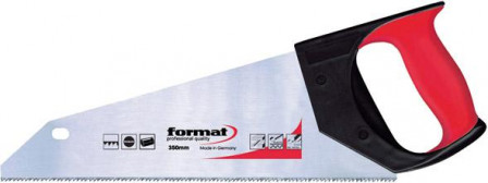 Scie à main avec manche bicomposant 350mm 12 dentspar pouce 