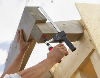 Serre-joint une main EHZ avec manche bicomposant 300x100mm 