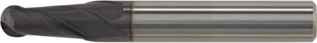 Fraise bout hémisphériqueDIN6527 carbure monobloc FIRE D2 queue HA 6mm 
