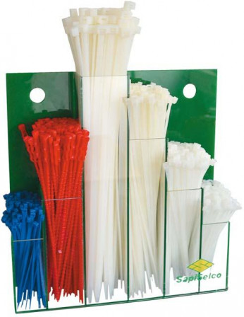 Jeu de colliers nylon présentoir mural 600 pcs 