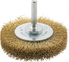 Brosse circulaire laiton ondulée 40x6x mm  