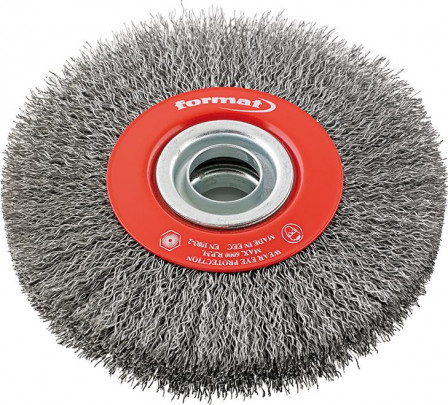 Brosse circulaire acier 150x30mm 