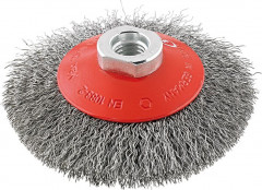 Brosse conique acier M14 ondulée 100x0,3mm  