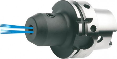 Mandrin à méplat DIN69893A trou d'huile HSK-A63 16x80mm 
