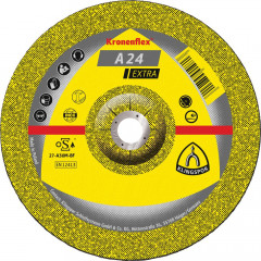 Meule d'ébarbage coudée A24 Extra 125x6mm  