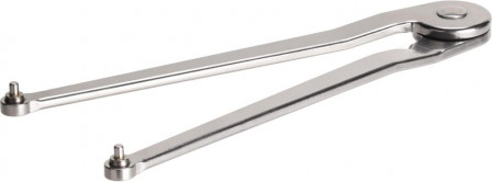 Clé à ergots double réglable inox 11-60mm/3mm tenon 