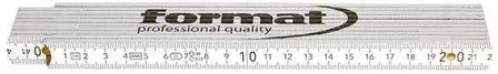 Mètre pliant bois blanc 2mx17mm 
