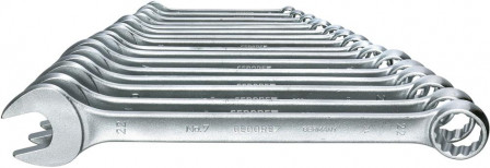 Jeu de clés mixtes DIN3113A 6-22mm 17 pièces 