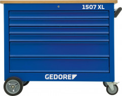 Établi roulant 1507XL avec 7 tiroirs 1250x550x985mm 