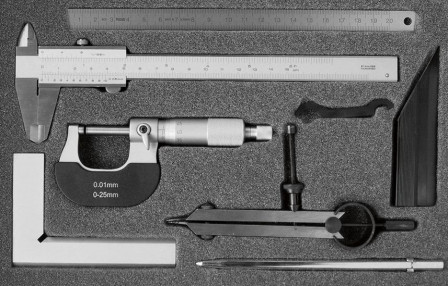 Jeu de 7 instruments de mesure 