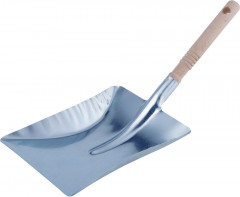 Pelle avec manche en boismétal galvanisé