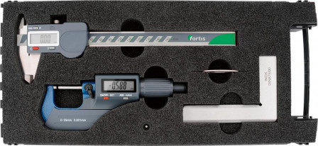 Jeu de 3 instruments de mesure numérique 