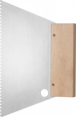 Spatule à colle dentelée fine B2 180mm  