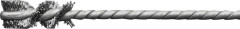 Micro-écouvillon Inox Ø 10x25/90mm, S3,8mm 