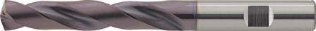 Foret hélicoïdal carbure monobloc TiALN type UNI queue HB arrosage central 5xD 7,6mm 