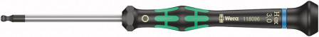 Tournevis électronique six pans femelle avec tête sphérique 3mm 
