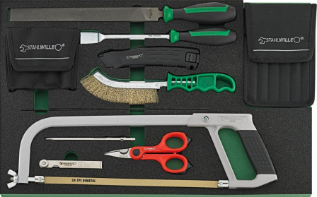 Module d'outillage 3/3 limes et scie TCS 8 821/21 