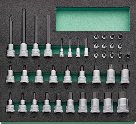 Module d'outillage 2/3 Embouts de vissage TCS 11 821/40 