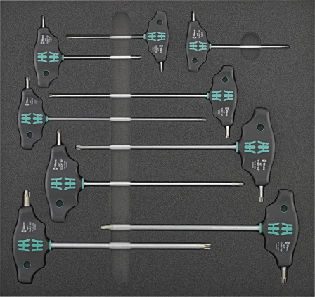 Module d'outillage 2/3 manche en T Torx 