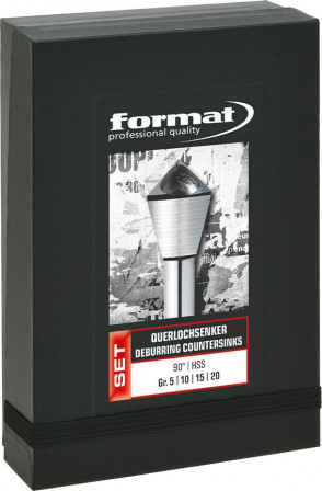 Jeu de fraises à ébavurerHSS trou transversal 90° 2-20mm 