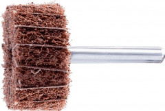 Meule en non-tissé sur tige POLINOX PNZ 40x20 mmK 080 A 