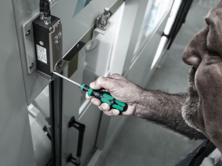 Porte-embout avec Fonction cliquet et porte-outils à serrage rapide 