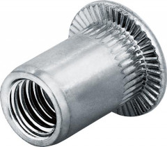 Écrou aveugle acier tête goutte de suif M10 plage de serrage : 0,5-7,1mm 