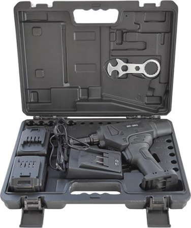 Riveteuse à écrous aveug.rechargeable GO-SN 1 ds 1mallette 2Ah 36W 2xbatt. et chargeur M5-10 