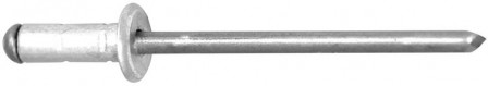 Rivet aveugle multiserrage acier/acier tête goutte de suif 4,0x13 mm 