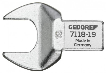 Clé plate emboîtable 30mm14x18mm carré 