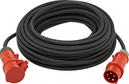 Câble de rallonge CEE 10mH07RN-F5G2,5 16A IP44 avec inverseur de phase Mennekes 