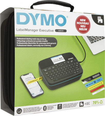  LabelManager Executi640CB avec 3 D1 Rubans demarquage inclus sac de transport Softcase