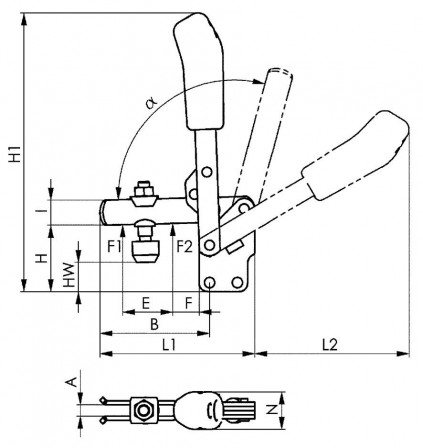 Sauterelle poussée 6802 T.5 