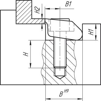 Pitbull Bride de serrage à forme ajustée M12