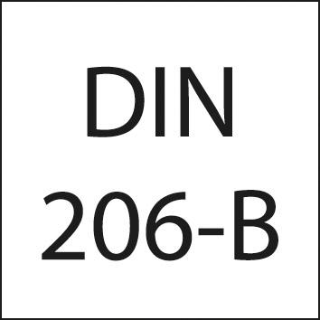 Alésoir à main DIN206 HSS forme B 6,0mm  