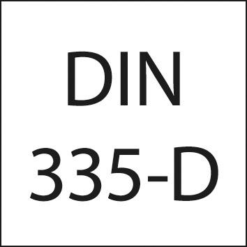 Fraise conique DIN335 HSS forme D 90° queue CM 16,5mm  