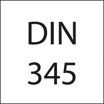 Foret hélicoïdal DIN345 HSS laminé type N queue CM28,50mm 