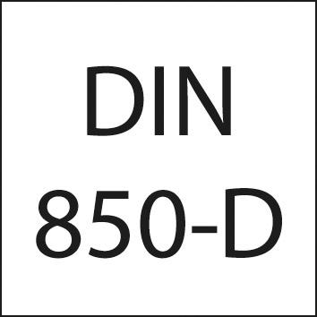 Fraise Woodruff courte DIN850 HSSCo8 TiALN type N forme D 28,5x10mm  