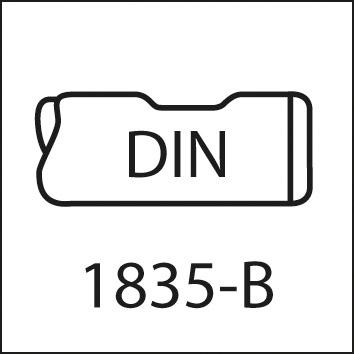 Foret à pointer NC DIN1835 HSSCo5 forme B 90° queue cylindrique 20,0mm  