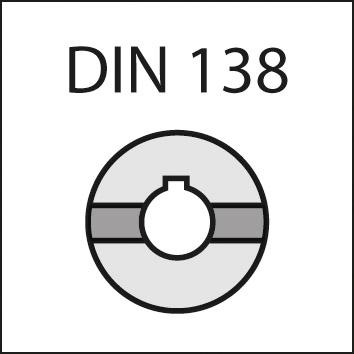 Fraise 2 tailles alésage DIN1880 HSSCo8 type NF 40x32mm  