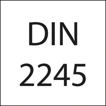 Tampon lisse DIN2245 H7 7mm  