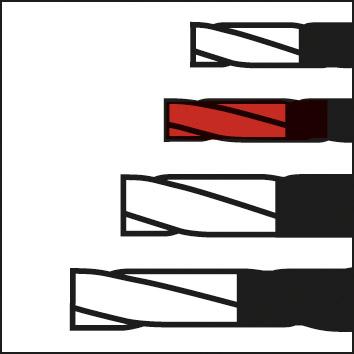 Fraise courte DIN844 HSSCo8 type NF D3 18mm  