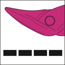 Cisaille Ideal HSS à droite 280mm 