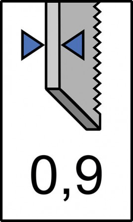 Lame de scie sabre 152x19x0,9mm 10dents pack de 5 