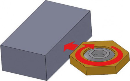 Crampon de bridage à vis excentrique pour dispositif de serrage M12  