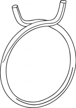 Pince pour colliers de serrage pour brides à ressort branches à gaine synthétique 250mm 