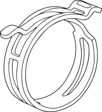 Pince pour colliers de serrage pour brides à ressort branches à gaine synthétique 250mm 