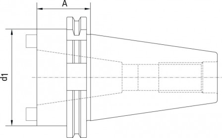 Douille intermédiaire DIN69871A SK40/SK30 